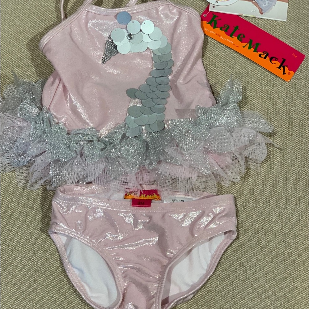 Kate Mack Toddler Swan Lake Skirted Tankini-9M